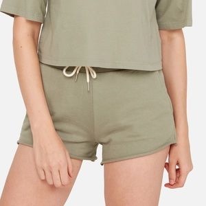 MATE the Label Organic Terry Lounge Short in Sage